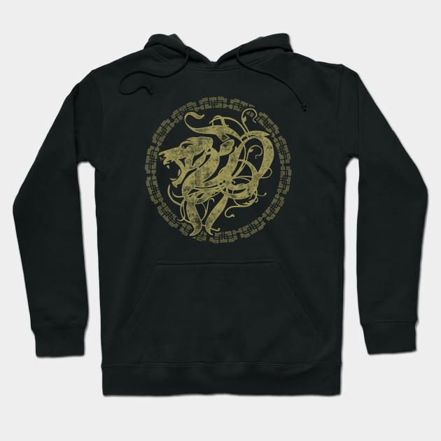 Lion Circle Crest Hoodie by restructured concepts